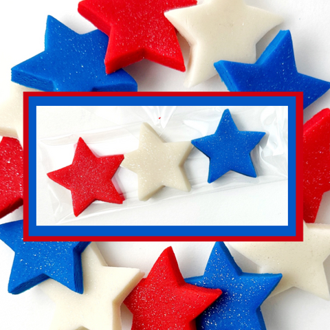 July 4th Glitter Star Trio