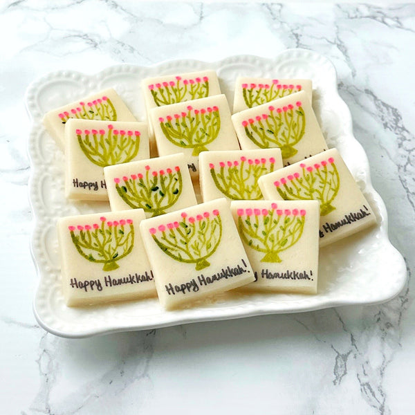 happy hanukkah placecards