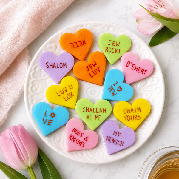 jewish conversation heart tiles