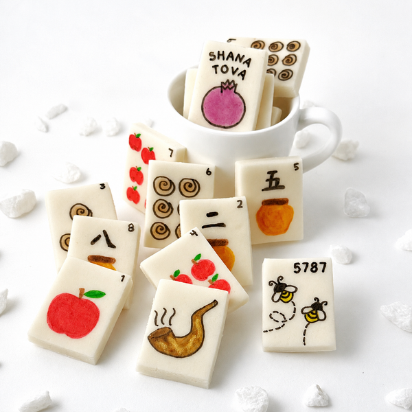 rosh hashanah mahjong tiles