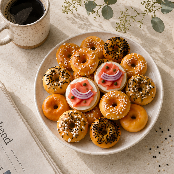 mini bagel brunch