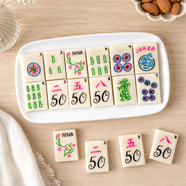 personalized mahjong tiles - unique birthday gift!