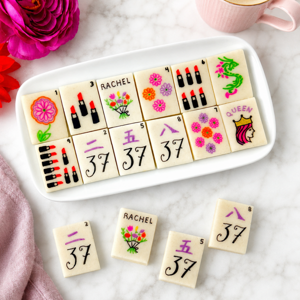 personalized mahjong tiles - unique birthday gift!