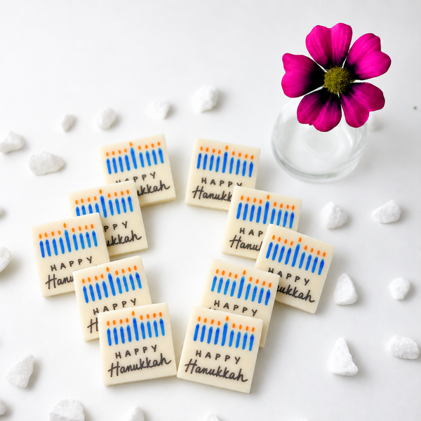 happy hanukkah place cards