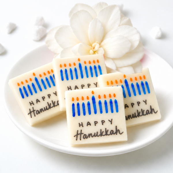 happy hanukkah place cards