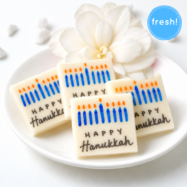 happy hanukkah place cards