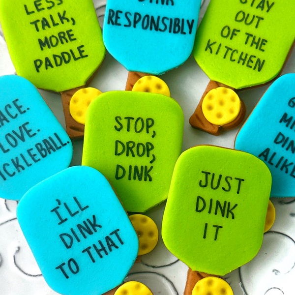 punny pickleball paddles