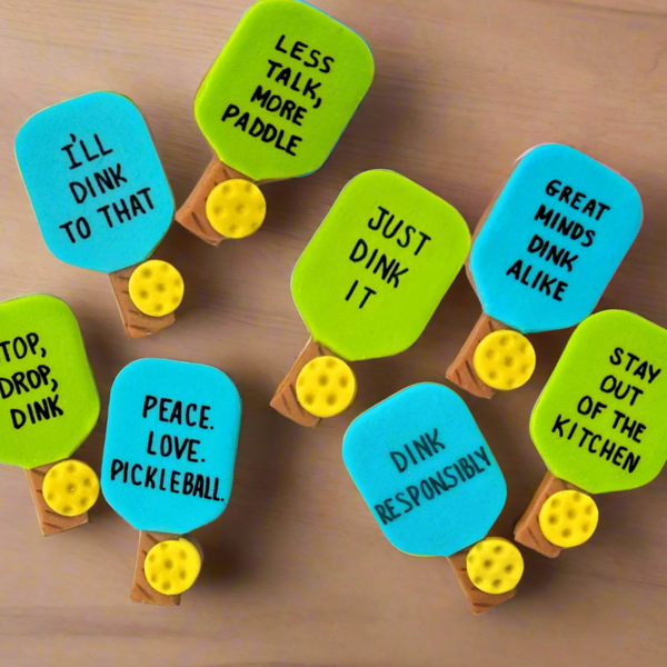 punny pickleball paddles