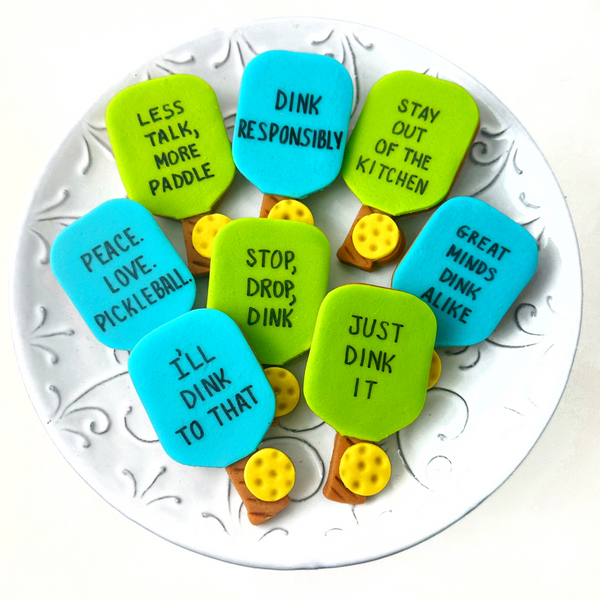 punny pickleball paddles