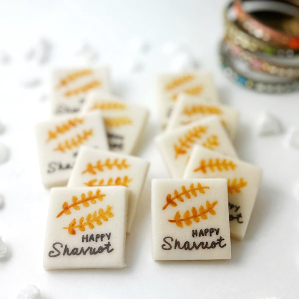happy shavuot placecards