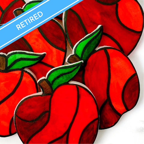 rosh hashanah stained glass apples
