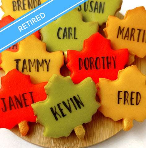 autumn personalized leaves