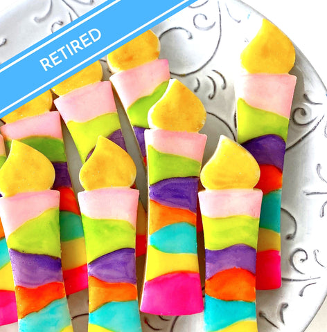 hanukkah fantasy rainbow menorah candles