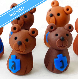 modern hanukkah teddy bears