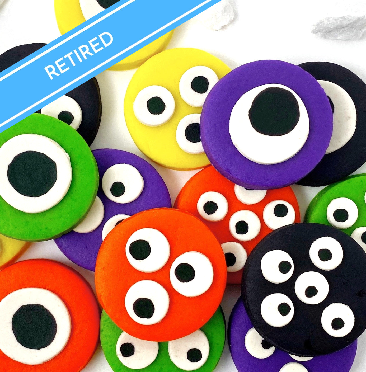 halloween monster eye tiles