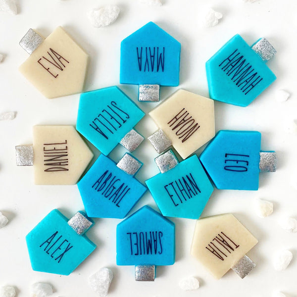 hanukkah personalized dreidels