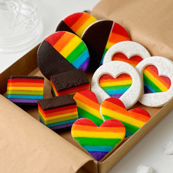 pride month cookie collection box