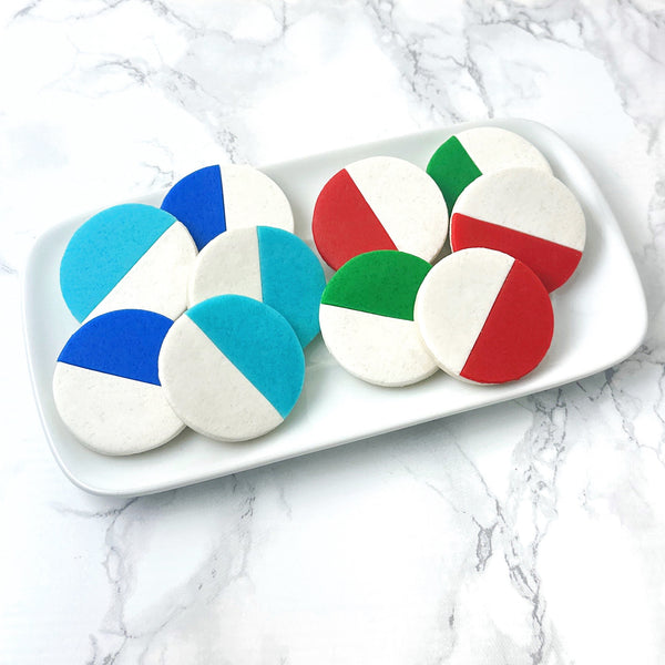 chrismukkah black & white cookies