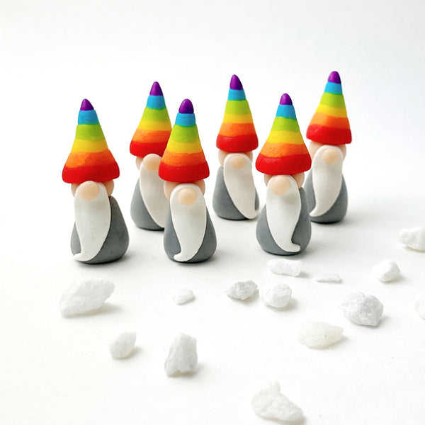 pride rainbow gnomes