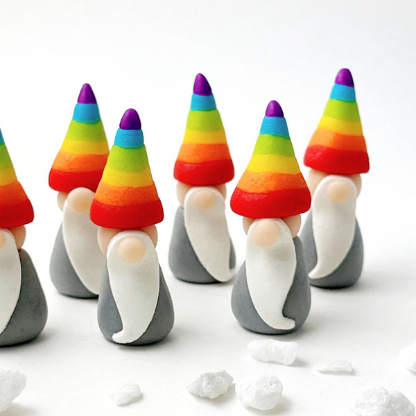 pride rainbow gnomes