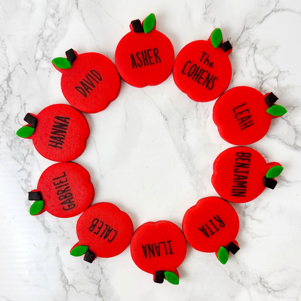 personalized apple place settings