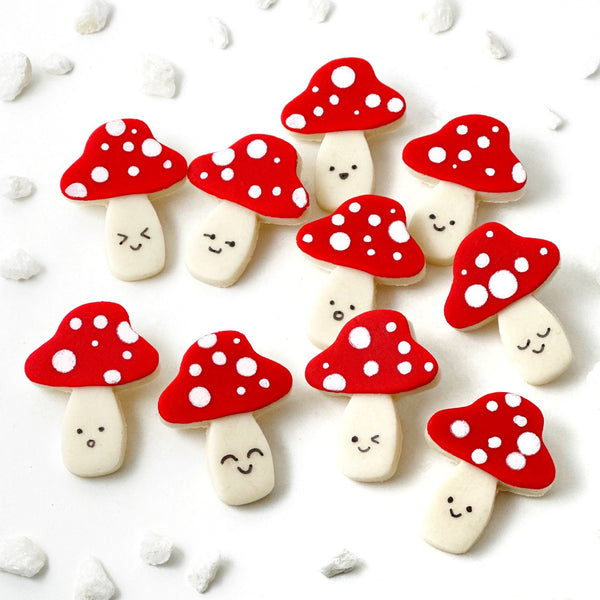 happy marzipan mushrooms layout