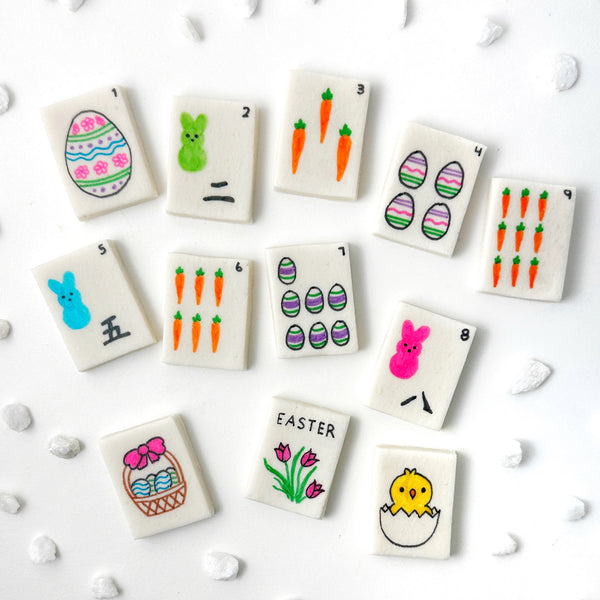 easter mahjong tiles