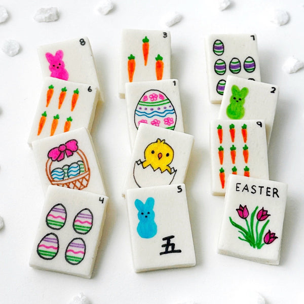 easter mahjong tiles