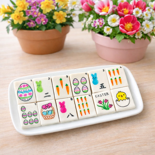 easter mahjong tiles
