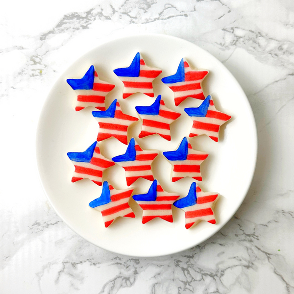 july 4th star mini candy bites