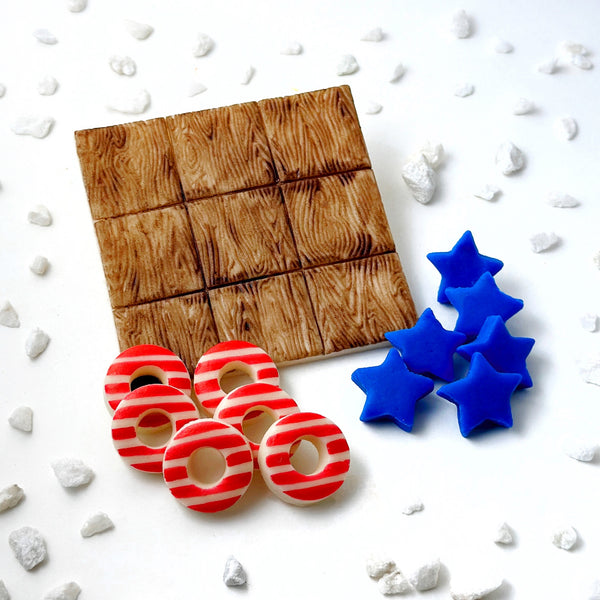 july 4th usa tic tac toe