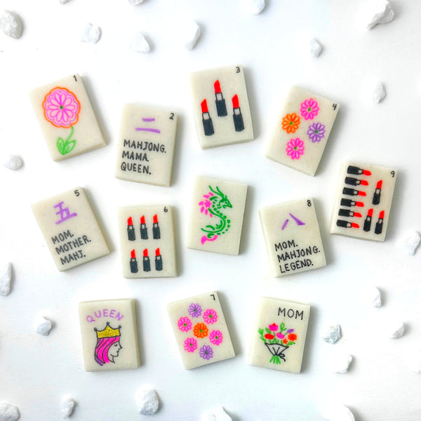 mother's day queen mahjong tiles
