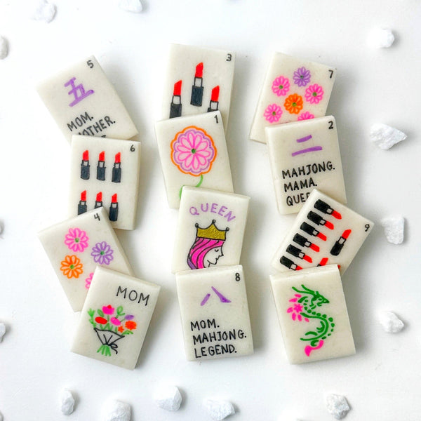 mother's day queen mahjong tiles