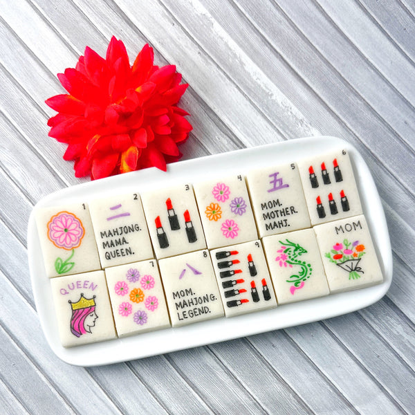 mother's day queen mahjong tiles