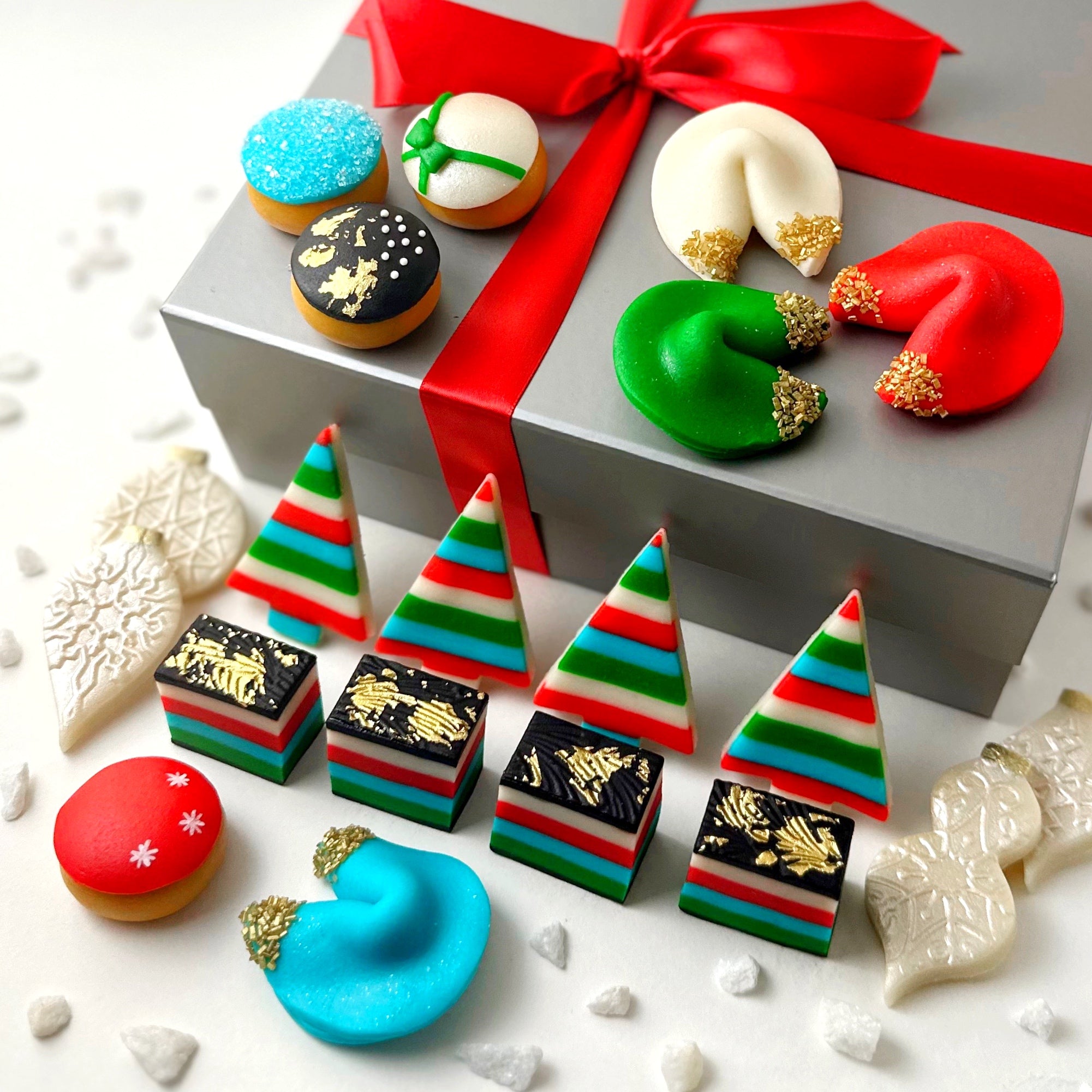 christmas elegant gift basket