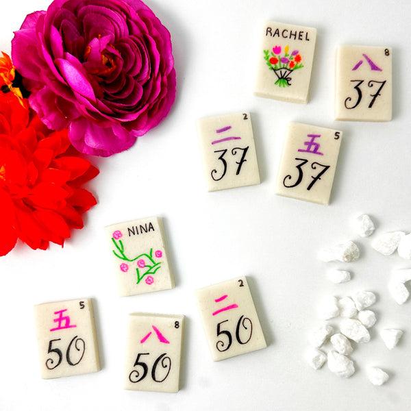 personalized mahjong tiles - unique birthday gift!