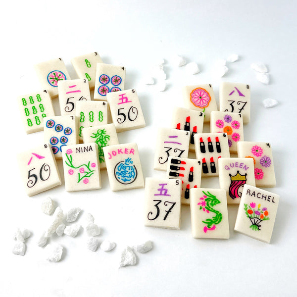 personalized mahjong tiles - unique birthday gift!