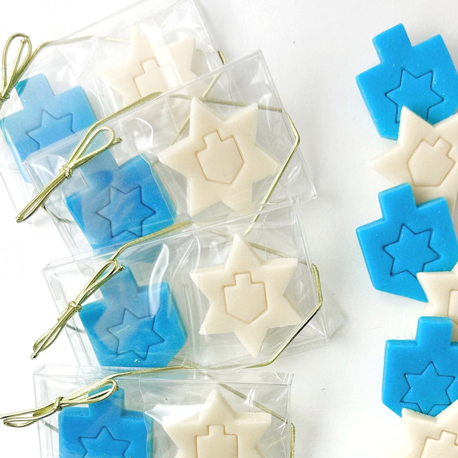 hanukkah dreidel & star of david gift duets
