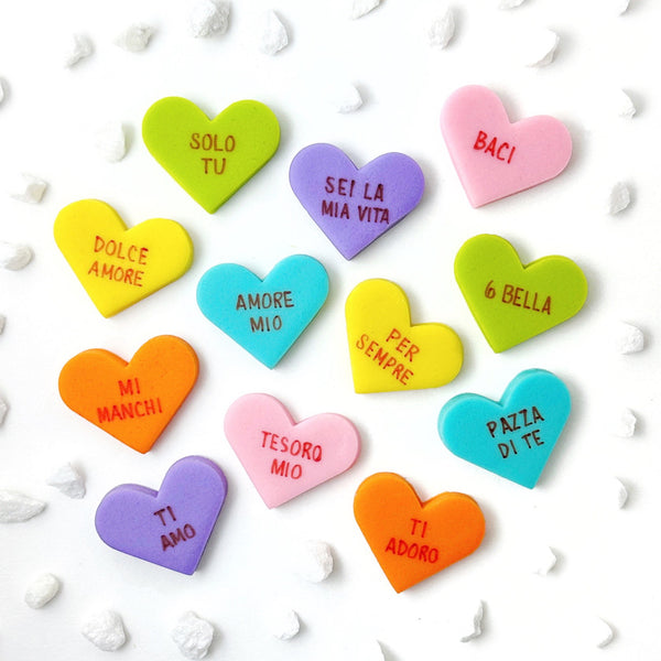 italian conversation heart tiles