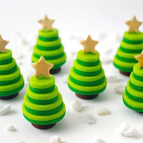 playful christmas trees