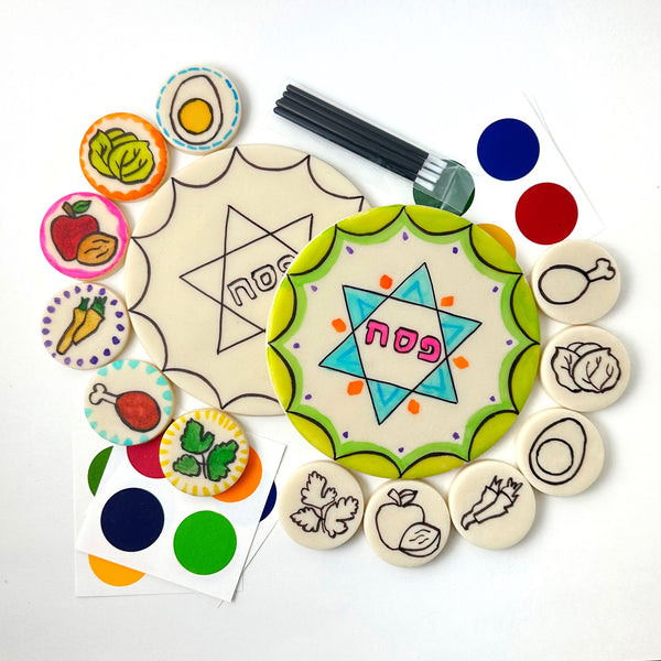 passover paint your own seder plate main pic