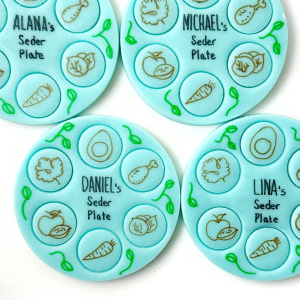 passover personalized seder plates