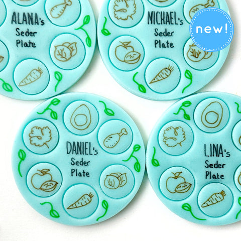 passover personalized seder plates