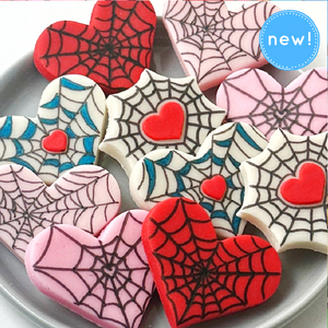 spider web valentine