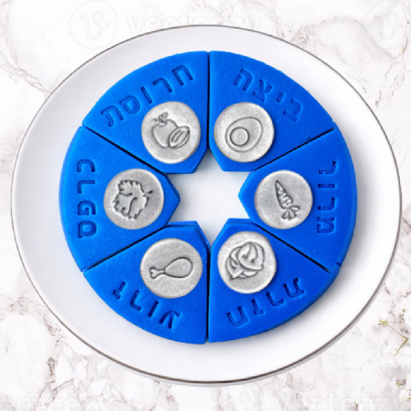 marzipan modular seder plate