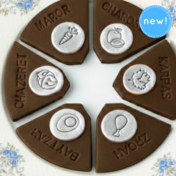 custom marzipan modular seder plate