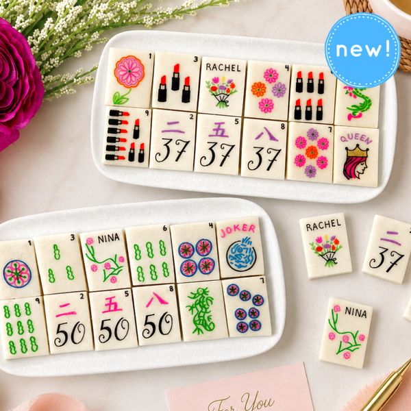 personalized mahjong tiles - unique birthday gift!