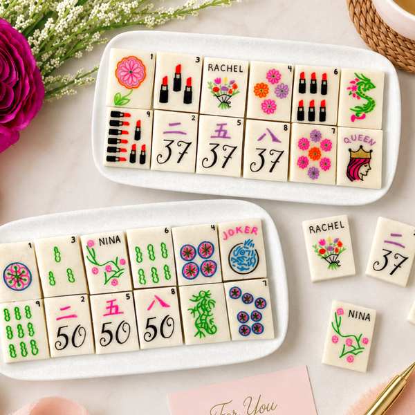 personalized mahjong tiles - unique birthday gift!