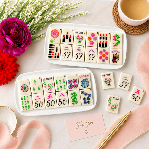 personalized mahjong tiles - unique birthday gift!