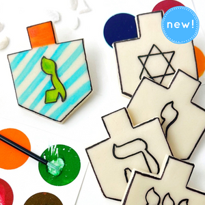 paint your own hanukkah dreidels new